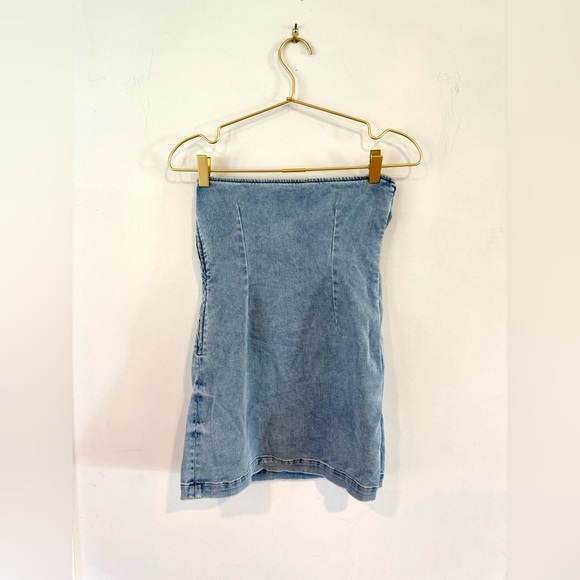 Ser.o.ya Denim Halter Dress Size Small Hugo Dress - Picture 9 of 12